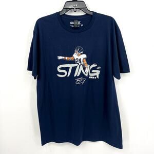 BREAKING T MENS Houston Texans Derek Stingley Jr T-shirt 2XL Navy Blue NWOT